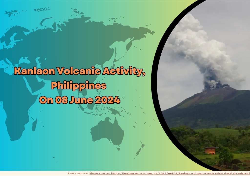 Kanalaon Volcanic Activity, Philippines, 08 June 2024