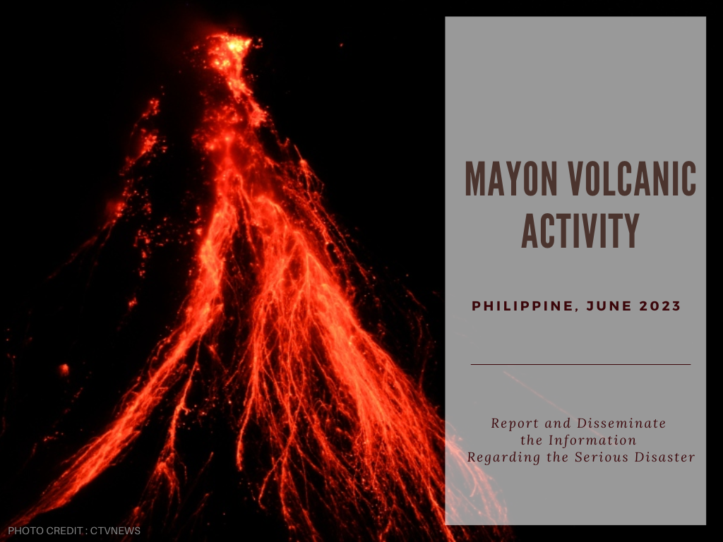 Mayon Volcanic Activity, Philippines, 27 October 2023